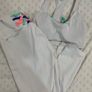 Fabletics White Set Powerhold